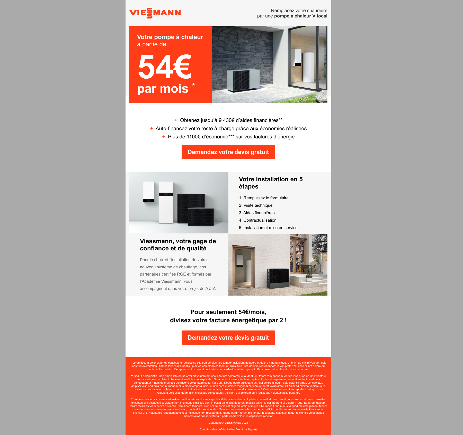 Viessmann landing page
